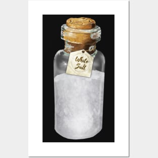 White Salt - for purification Posters and Art